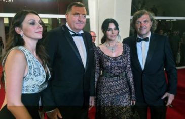 Dodik i Monica Bellucci prošetali crvenim tepihom u Veneciji