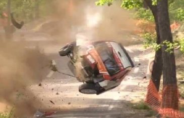 VIDEO: Ovako izgleda smrt na reliju, samo što u ovoj nesreći (srećom) nitko nije ozlijeđen