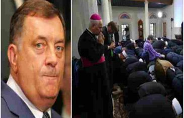 DODIK PREŠAO SVE GRANICE: Pogledajte kako je žestoko napao biskupa koji je klanjao sa muslimanima u Ferhadiji…