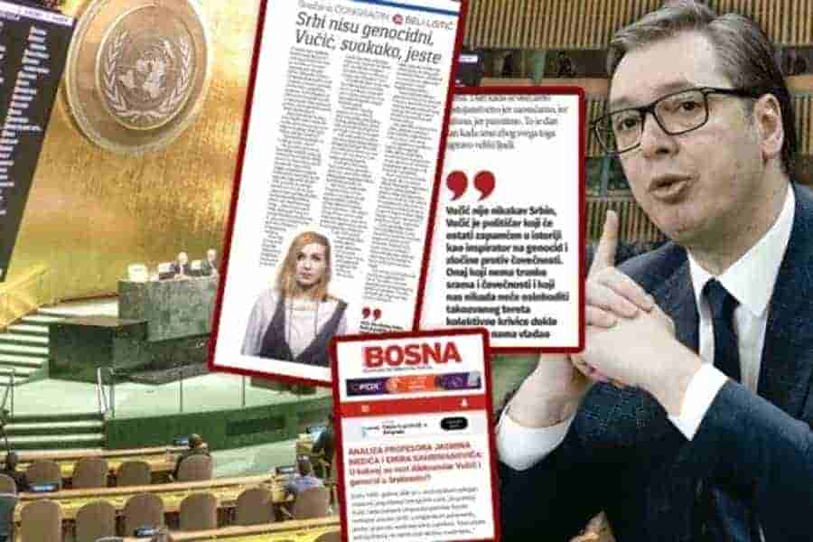 HISTERIJA U VUČIĆEVIM REDOVIMA: „Slobodna Bosna“ razbjesnila režimski tabloid, pljušte uvrede zbog teksta o predsjedniku Srbije…