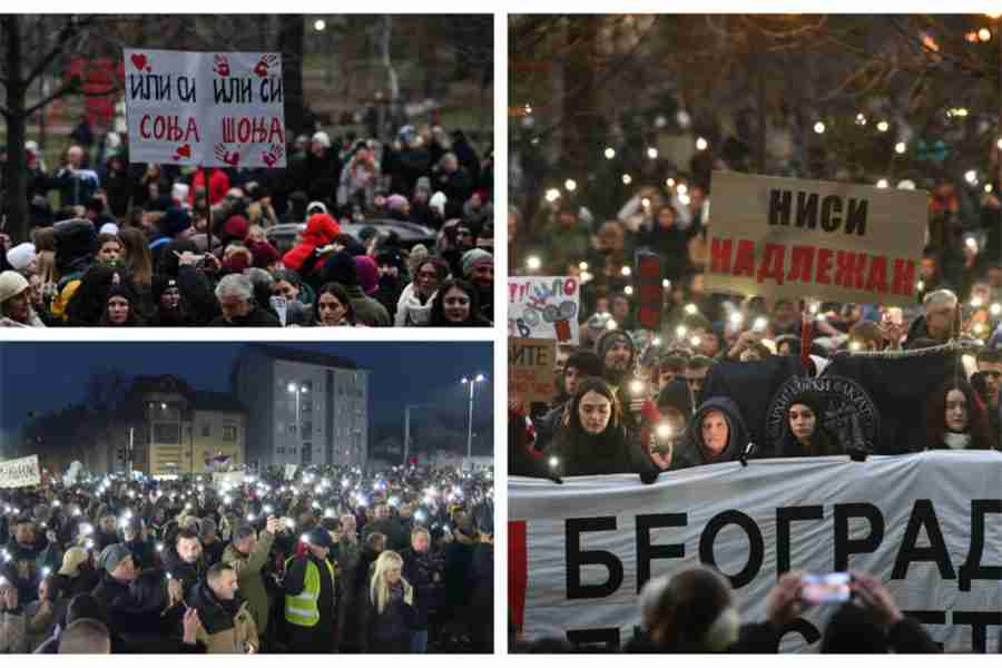 SRBIJA USTALA PROTIV VUČIĆA: Masovne demonstracije od sjevera do juga -“U ponedjeljak mora stati sve…”