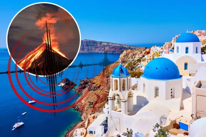 LJUDI ČUJU ZVUKE POPUT EKSPLOZIJE UNUTAR ZEMLJE – SANTORINIJU PRIJETI PAKAO?! Da li je moguće da dođe do erupcije vulkana?