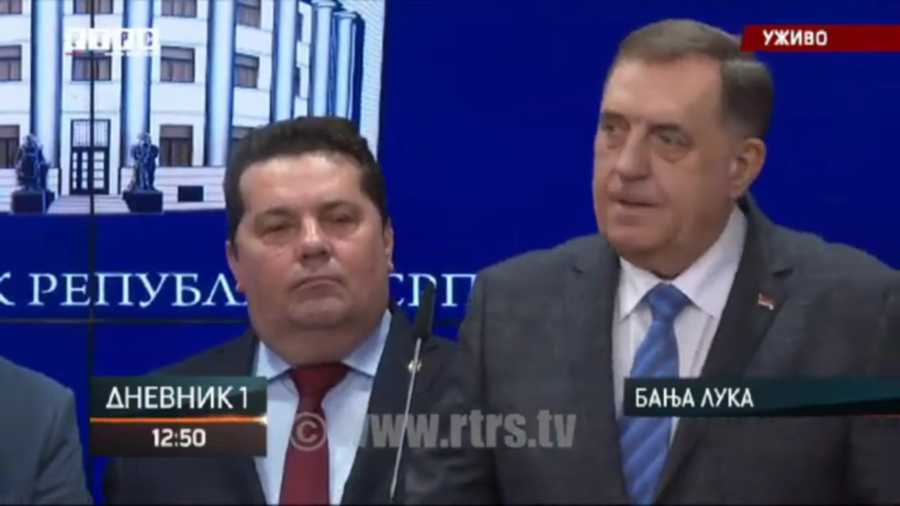 NERVOZNI DODIK IZAZVAO NOVI SKANDAL: Na press konferenciji provocirao novinara FTV-a, ali to nije najgore što je danas uradio…